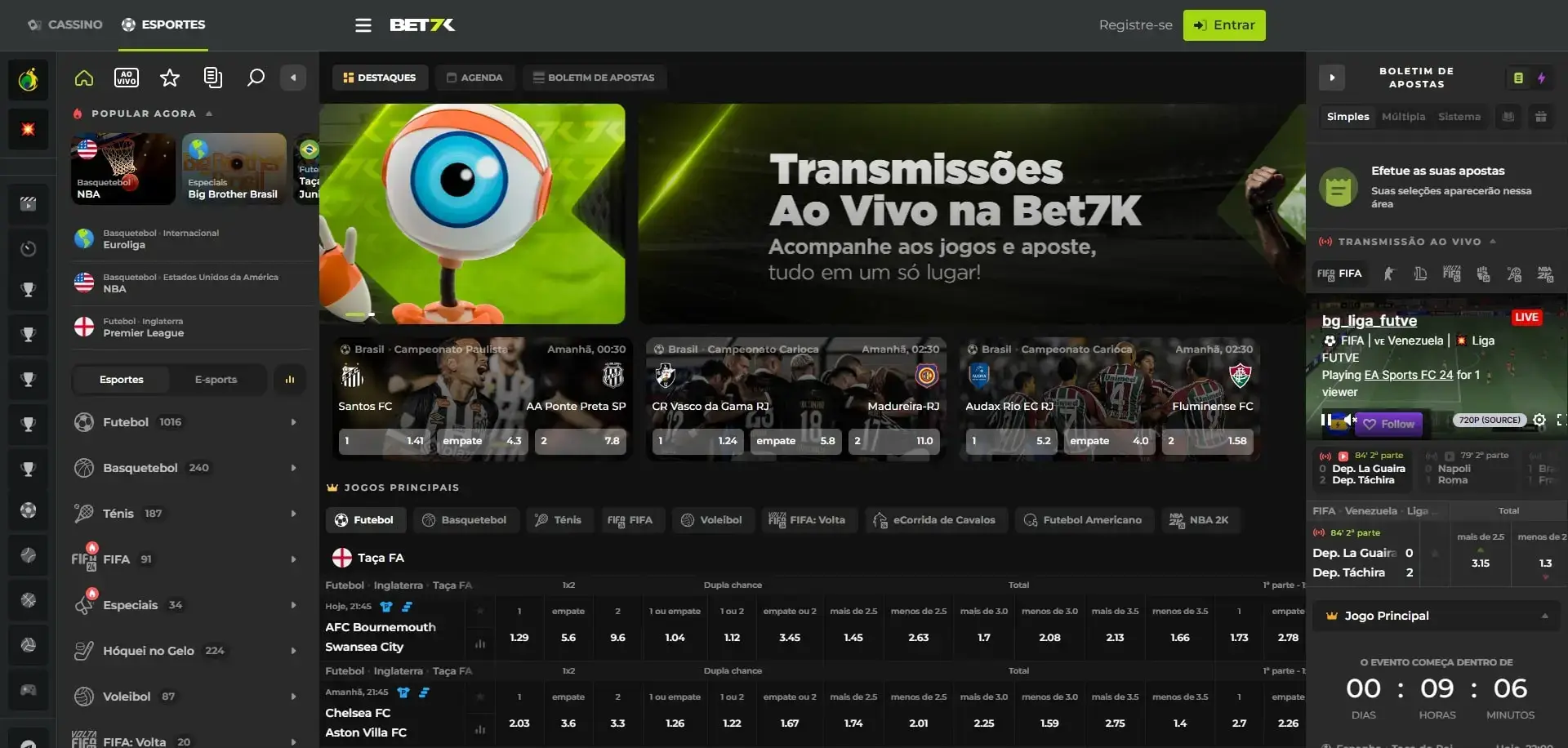 Bet7k Revisão