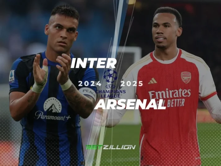 Previsões e probabilidades de apostas Inter vs. Arsenal (UEFA Champions League 2024/25)