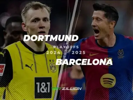 UCL Playoffs 24 25 Dortmund Barca